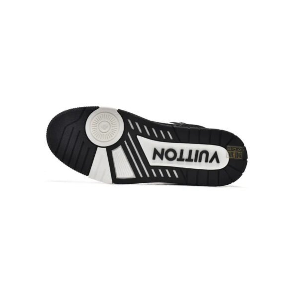 Louis Vuitton Trainer Black And White Cloth Cover VL1202 (5) Louis Vuitton Trainer Black And White Cloth Cover VL1202